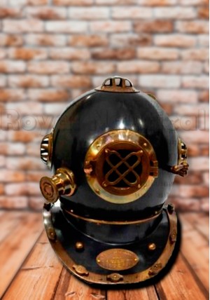 Antique Black Helmet Decorative