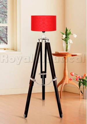 Designer Black Tripod Floor Lamp