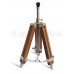 Designer Mini Wooden Tripod Lamp