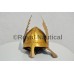 Nautical Antique Finish Feathered Shaped Helmet