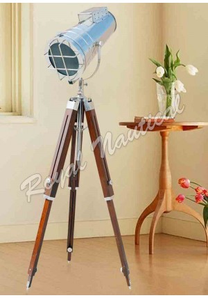 Chrome finish Hollywood Style Spot Search Light Floor Lamp